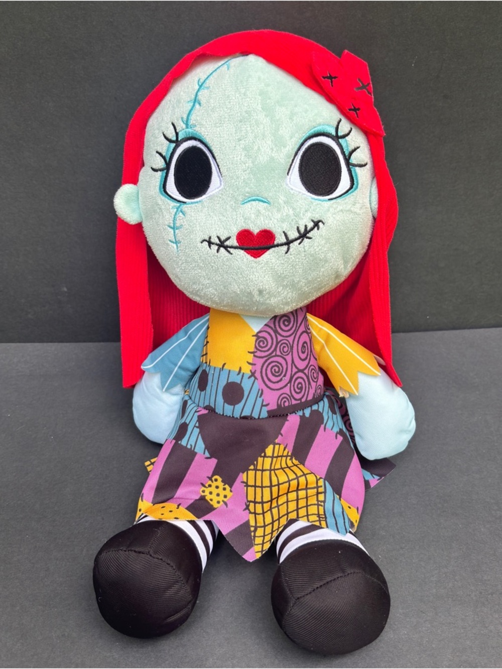 Disney Tim Burton's The Nightmare Before Christmas Holiday Sally Plush Doll 17”